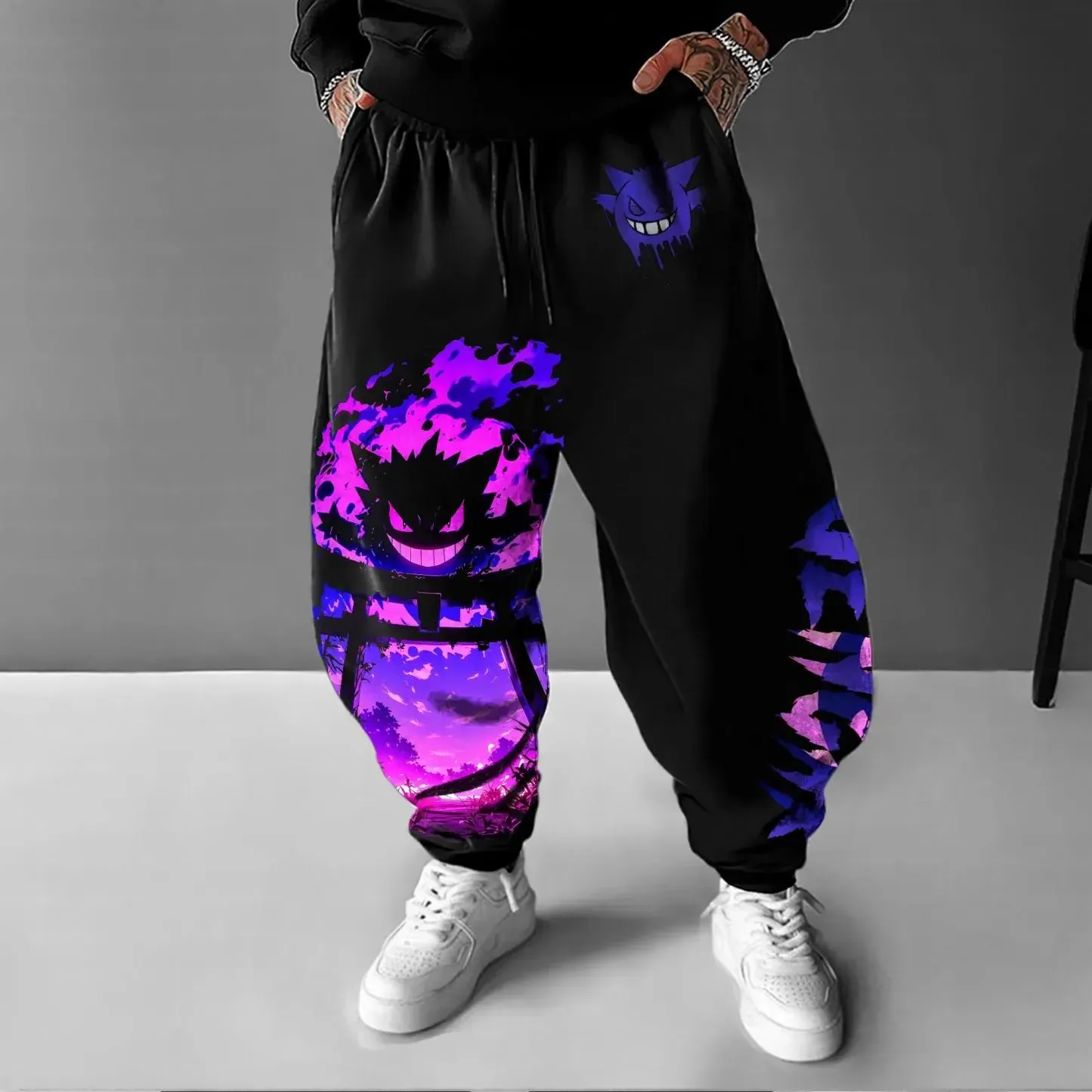 Pokémon Unisex Anime  Gengar Pants