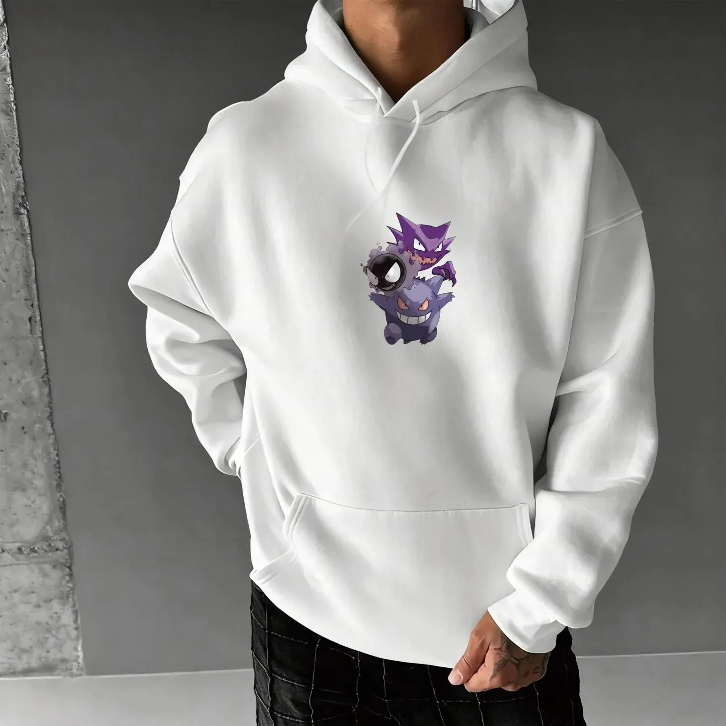 Pokémon Unisex Anime Gengar Hoodie