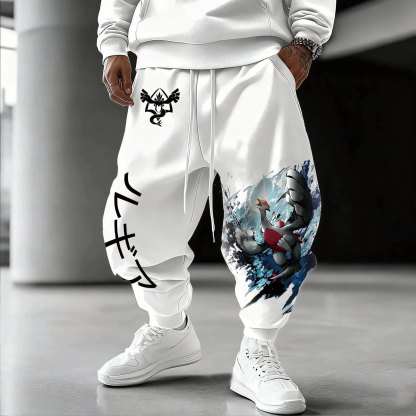 Pokémon Unisex Anime Lugia Pants
