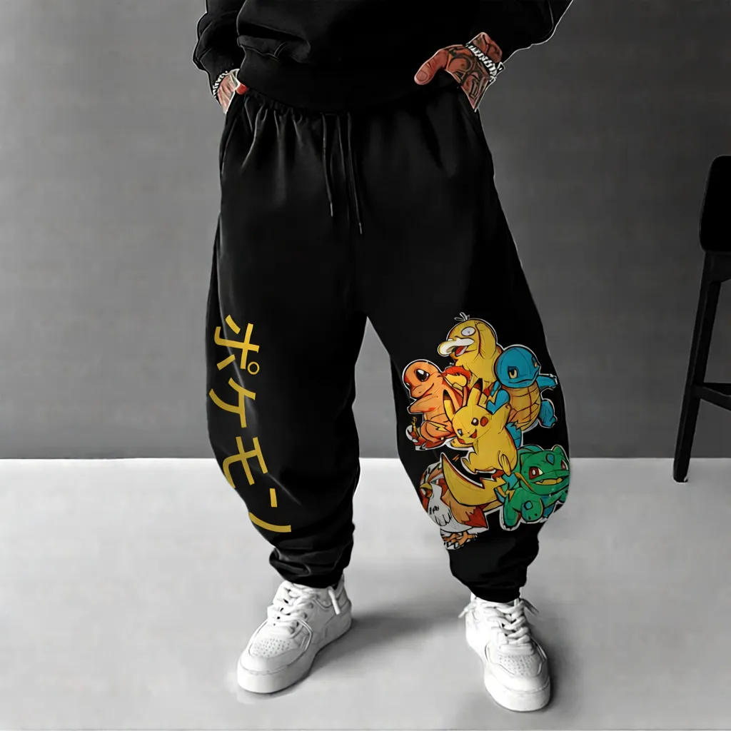 Pokémon Unisex Anime Pants