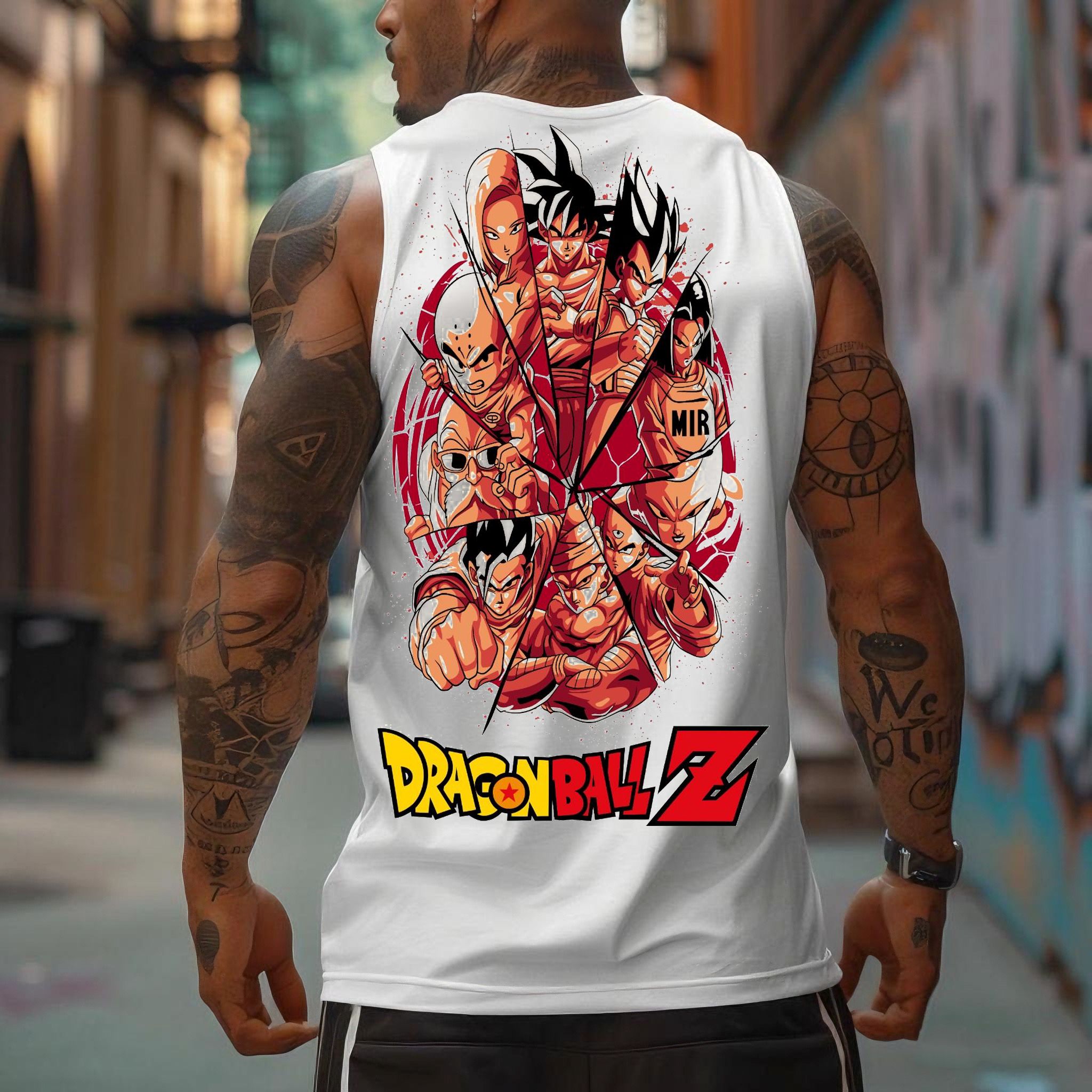 Unisex Anime Sleeveless Tank Top
