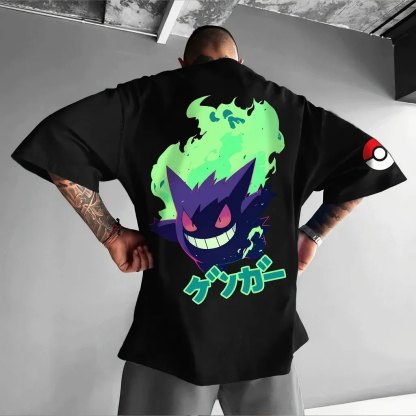 Pokémon Unisex Anime Gengar T-shirt