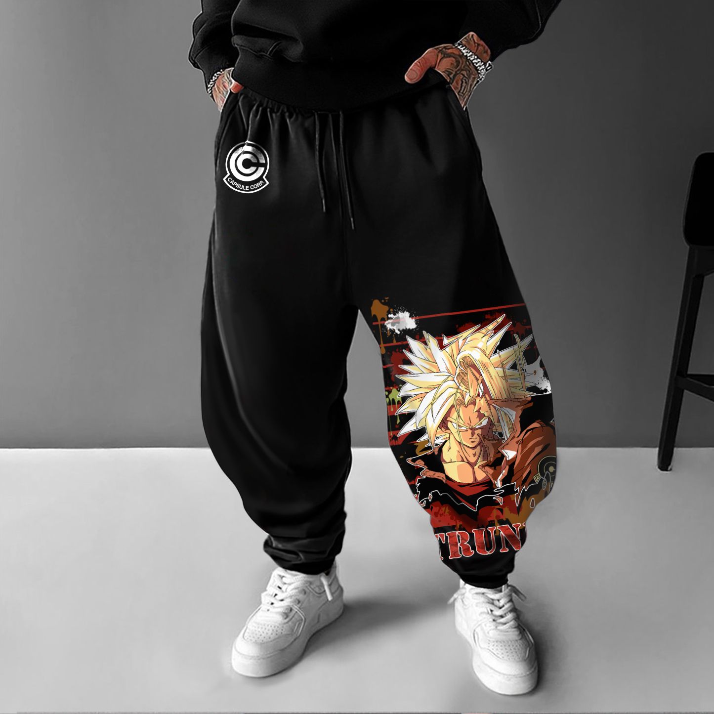 Unisex Casual Anime Streetwear Pants