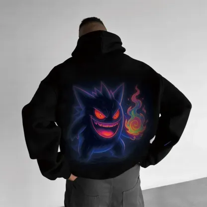 Pokémon Unisex Anime Gengar Hoodie