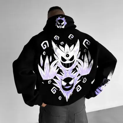 Pokémon Unisex Anime Gengar Hoodie