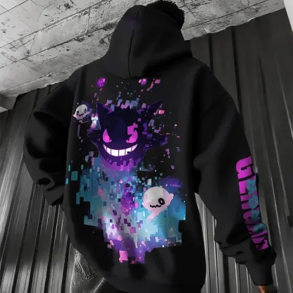 Pokémon Unisex Anime Gengar Hoodie