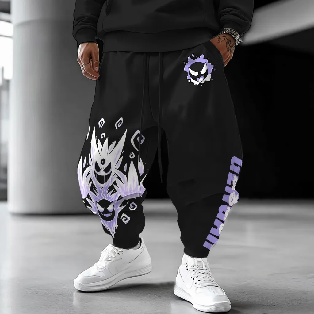 Pokémon Unisex Anime  Gengar Pants