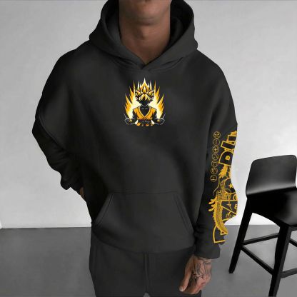 Unisex Anime Graphic Streetwear Hoodie