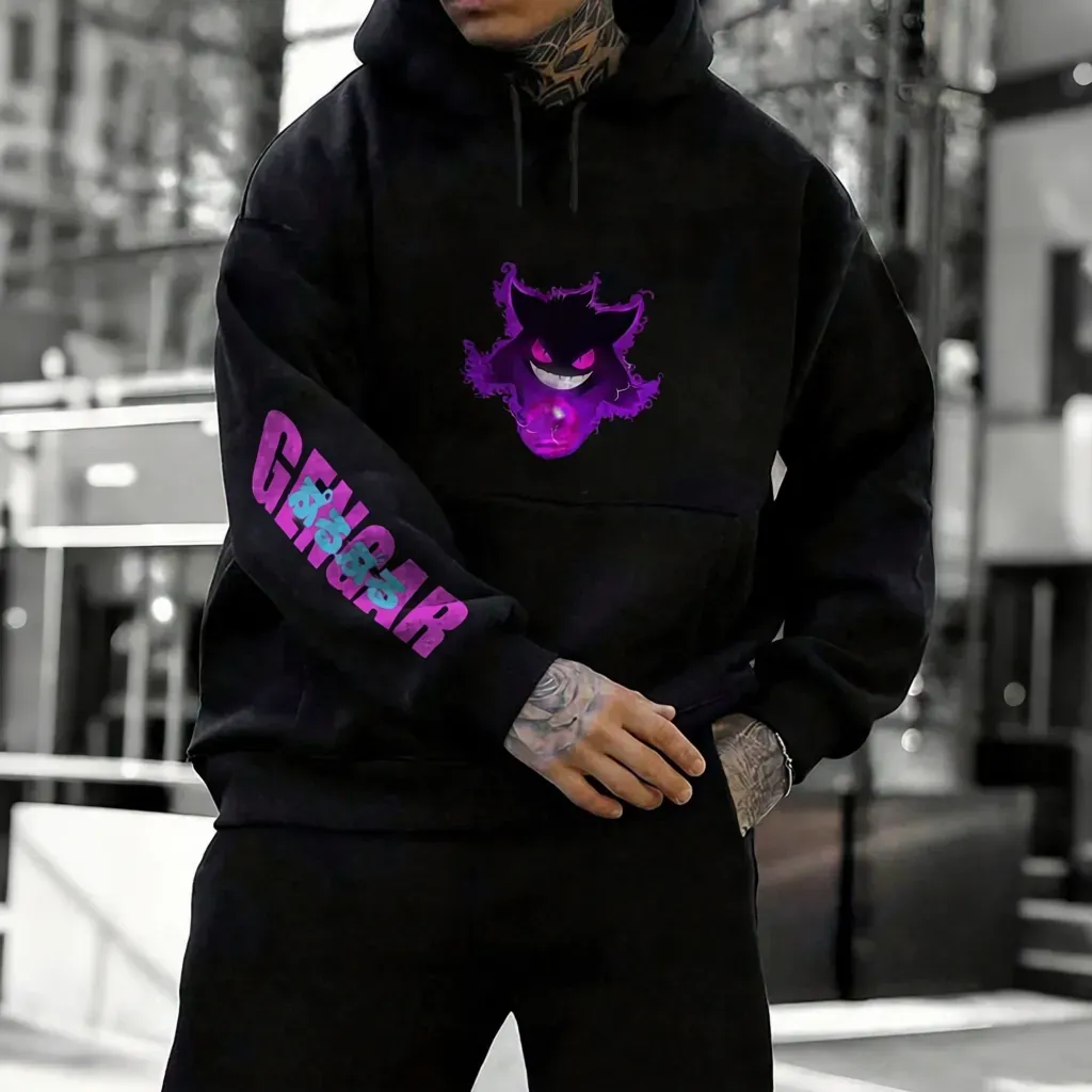 Pokémon Unisex Anime Gengar Hoodie