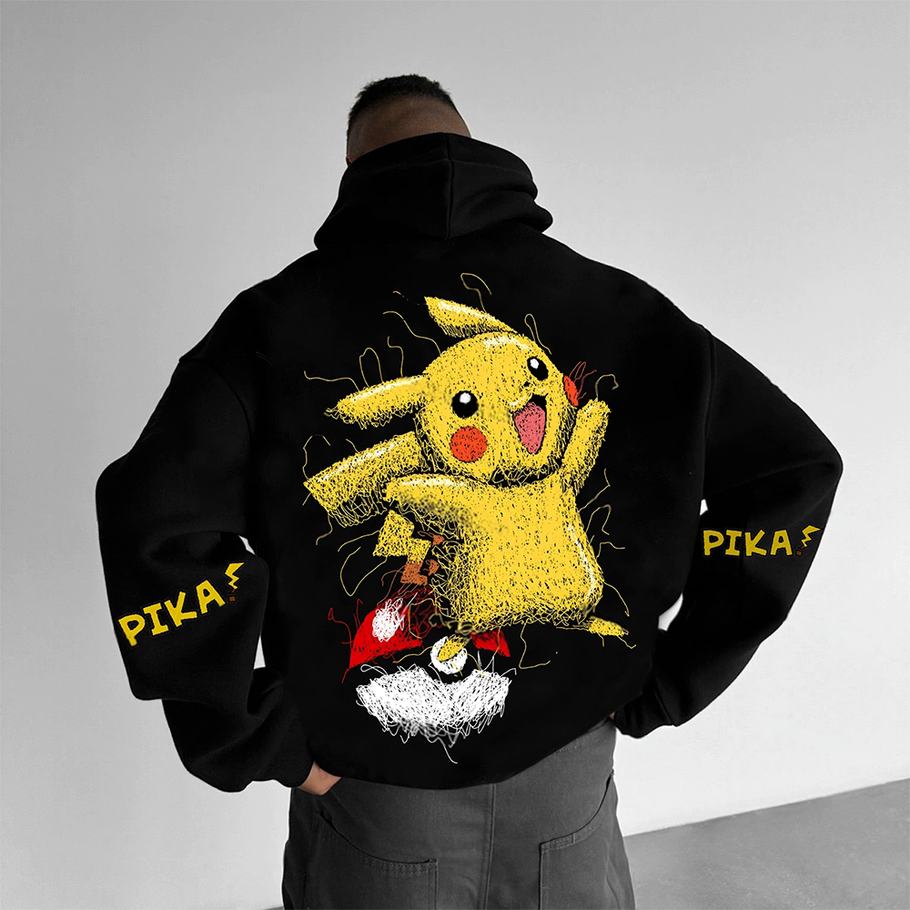 Unisex Anime Graphic Streetwear Vintage Hoodie