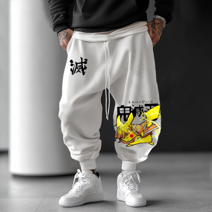 Unisex  Casual Anime Streetwear Pants-AnimeClothe