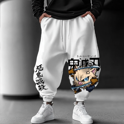 Unisex  Casual Anime Streetwear Pants-AnimeClothe