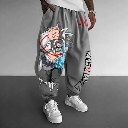Unisex Anime Inspired Vintage Pants-AnimeClothe