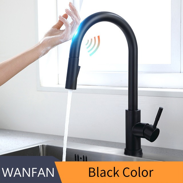304 stainless steel kitchen faucet, hot and cold water pull-out vegetable basin sink faucet-Build Smart Sourcing Limited