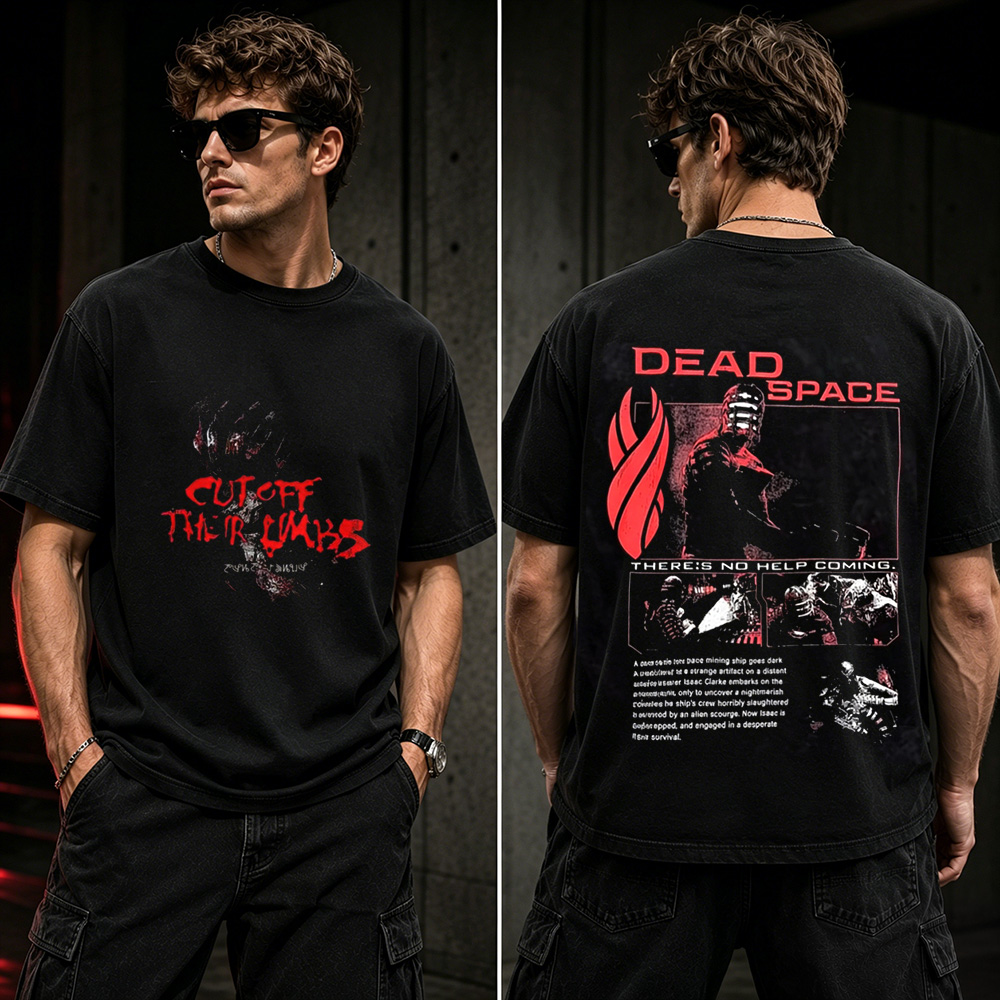 Dead Space “Cut Off The Limbs” Horror Gaming T-Shirt – Survival Sci-Fi Graphic Tee