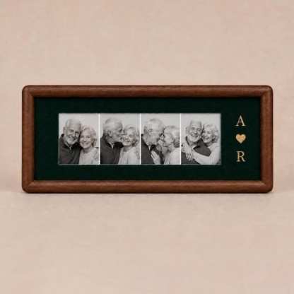 Personalized Photo Strip Frame – Custom Couple Memory Keepsake