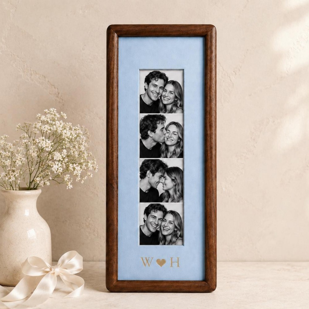Personalized Photo Strip Frame – Custom Couple Memory Keepsake