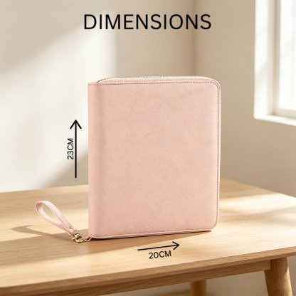 Personalized Travel Document Organizer, Custom Passport Holder Wallet with Name or Initials, Family Travel Wallet, Passport & Boarding Pass Holder, Gift for Travelers