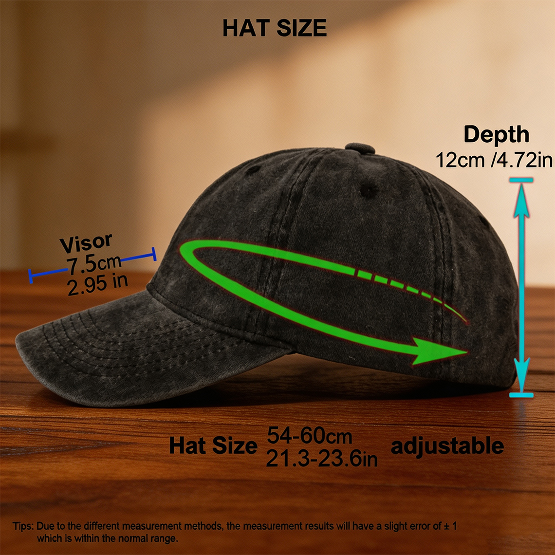 Custom Embroidered Hat with Logo & Photo | Personalized Baseball Cap | Custom Design Cotton Hat for Men Women Gift