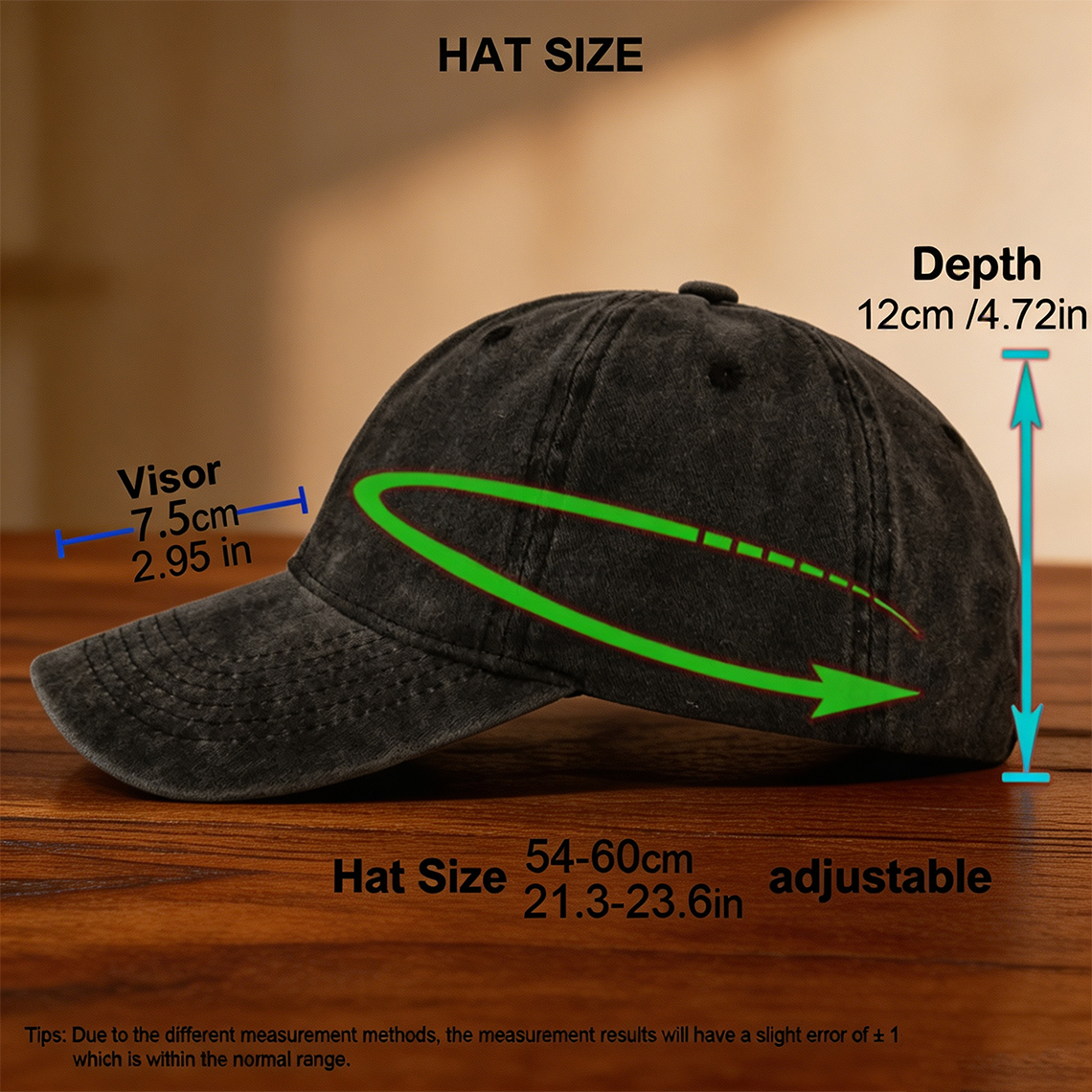 Custom Embroidered Hat with Logo & Photo | Personalized Baseball Cap | Custom Design Cotton Hat for Men Women Gift