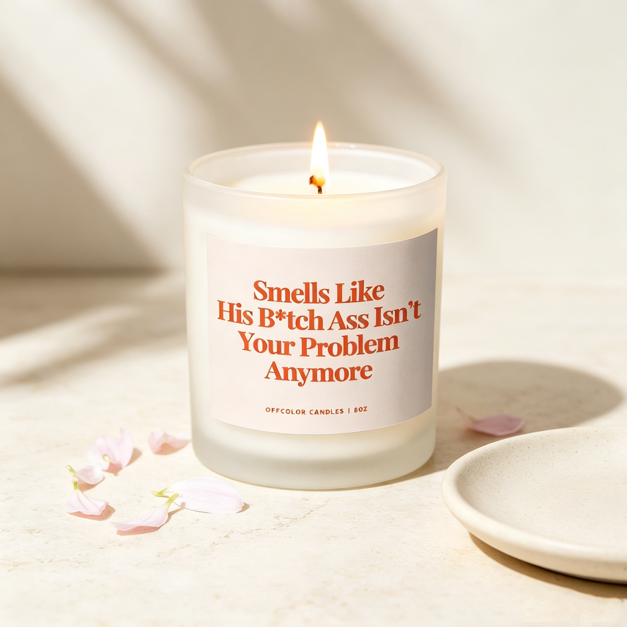 Personalized Breakup Candle – Custom Funny Gift for Best Friend, Divorce & Moving On