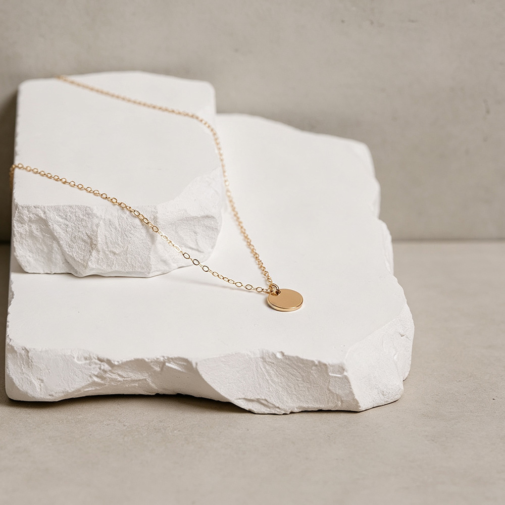 Personalized Clean Slate Necklace – Custom Engraved New Beginnings Gift for Her