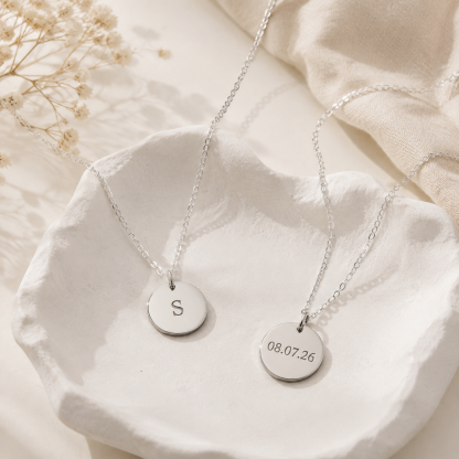 Personalized Clean Slate Necklace – Custom Engraved New Beginnings Gift for Her