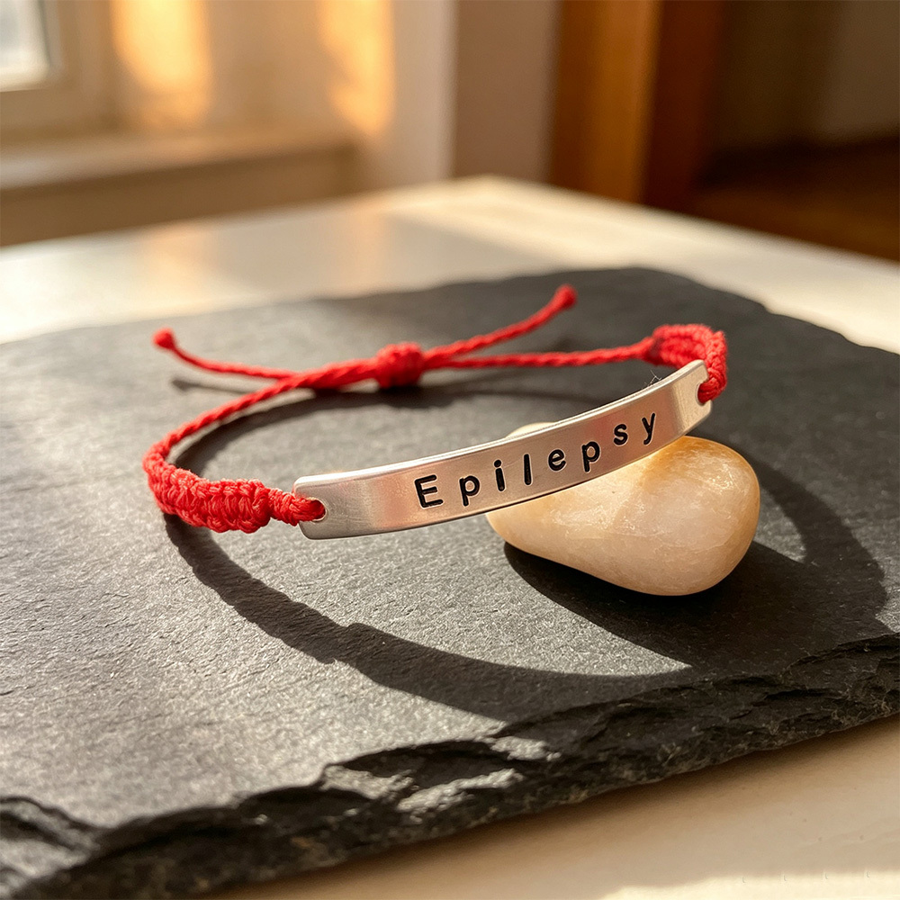 Personalized Stamped Bar Bracelet, Custom Name Bracelet, Handmade Adjustable Cord Bracelet, Inspirational Message Jewelry Gift for Her