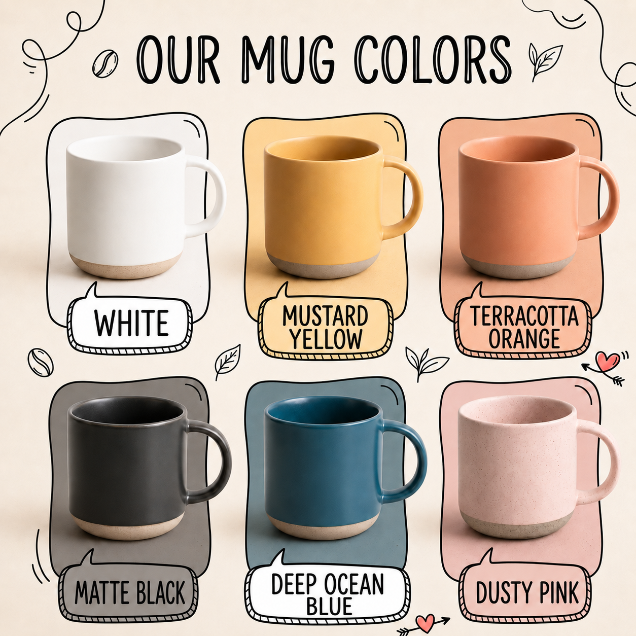 Personalized Couple Mug, Custom Engraved Ceramic Mug with Initials & Heart Tree Design, Wedding Gift for Newlyweds, Anniversary Keepsake