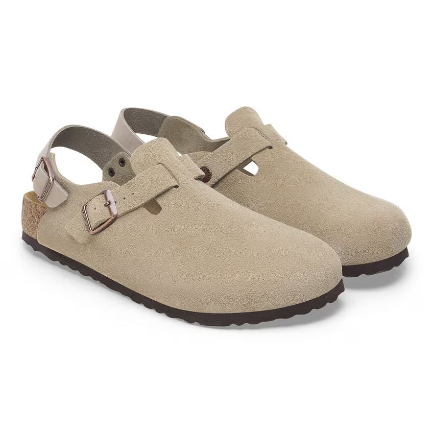 Men's  Birkethtnstock - Tokio - Taupe Suede Leather