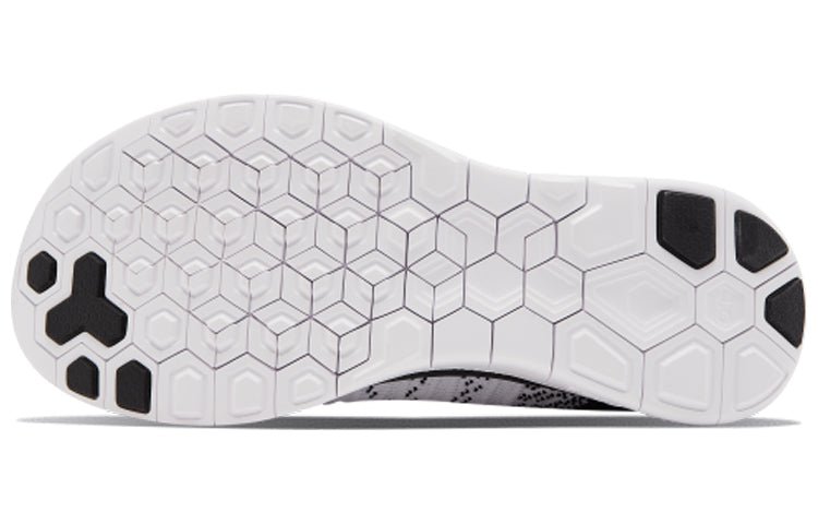 (WMNS) nithtKE Free Flyknit 4.0 'White Black' 631050-100