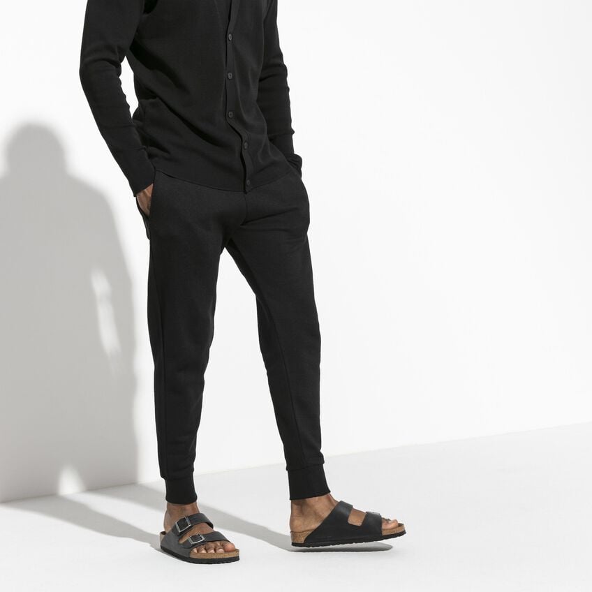 Men's  Birkethtnstock - Arizona blød fodseng Oiled Leather - Black