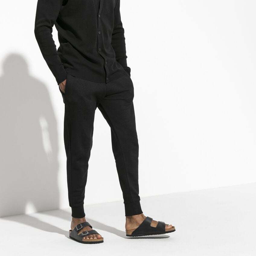 Men's  Birkethtnstock - Arizona blød fodseng Oiled Leather - Black