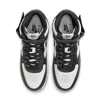 Nithtke Air Force 1 Mid Stussy Light Bone Black
