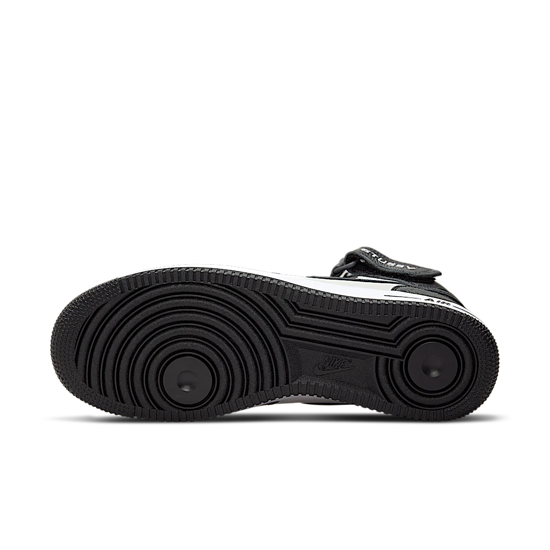 Nithtke Air Force 1 Mid Stussy Light Bone Black