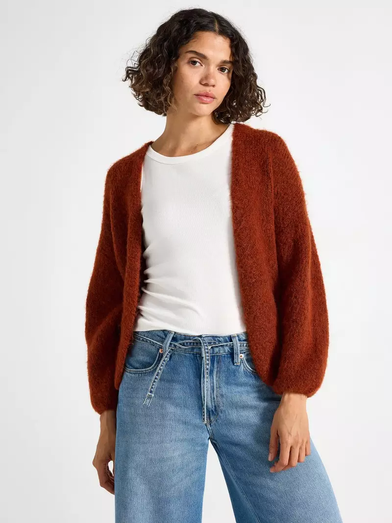 Stickad cardigan