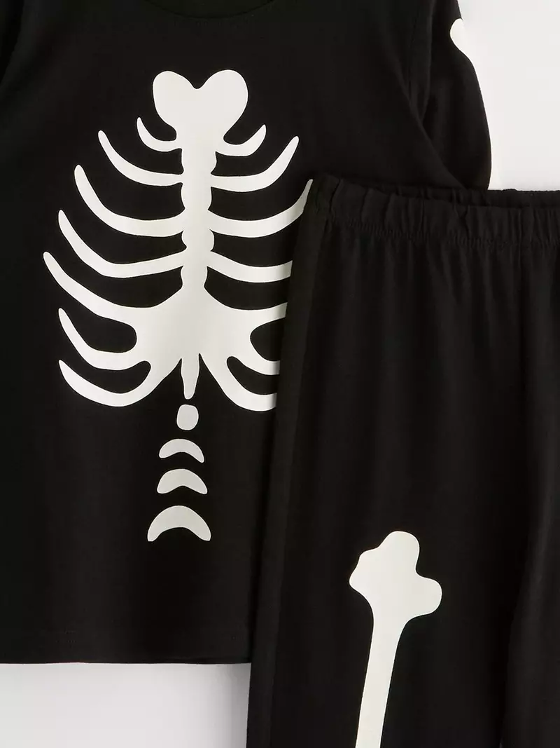 Pyjamasset med självlysande tryck