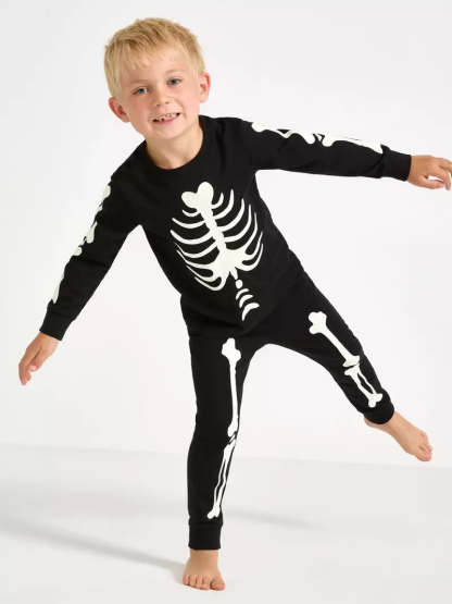 Pyjamasset med självlysande tryck