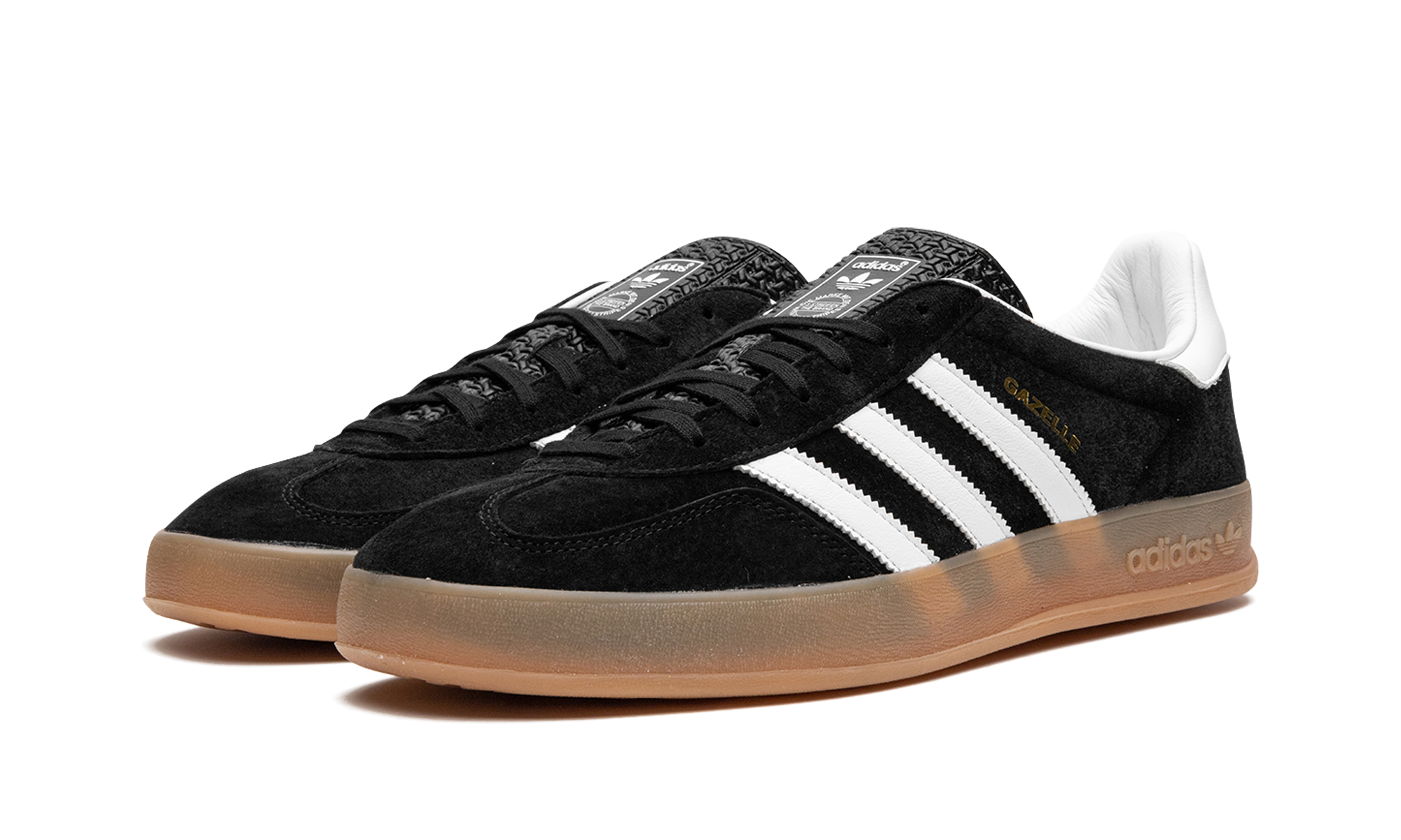adithtdas Gazelle Indoor "Black / White / Gum"