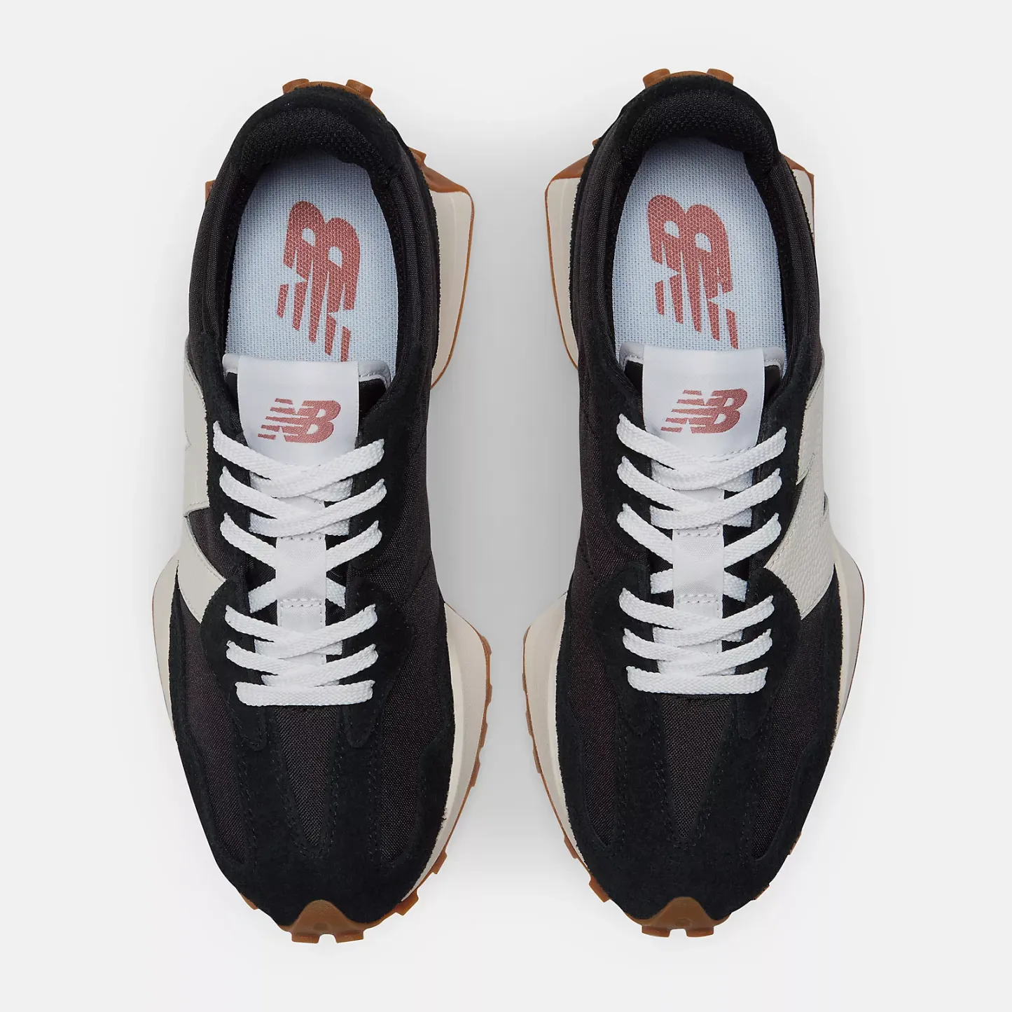 New Bthtalance 327 Svart med vitt och mineralrött