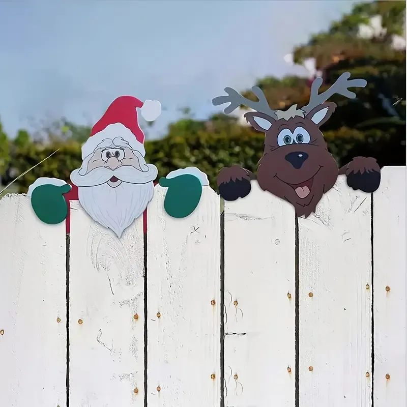 🔥Black Friday 70% OFF- 🎁🎅Santa Claus Fence Peeker Holiday Outdoor Decoration