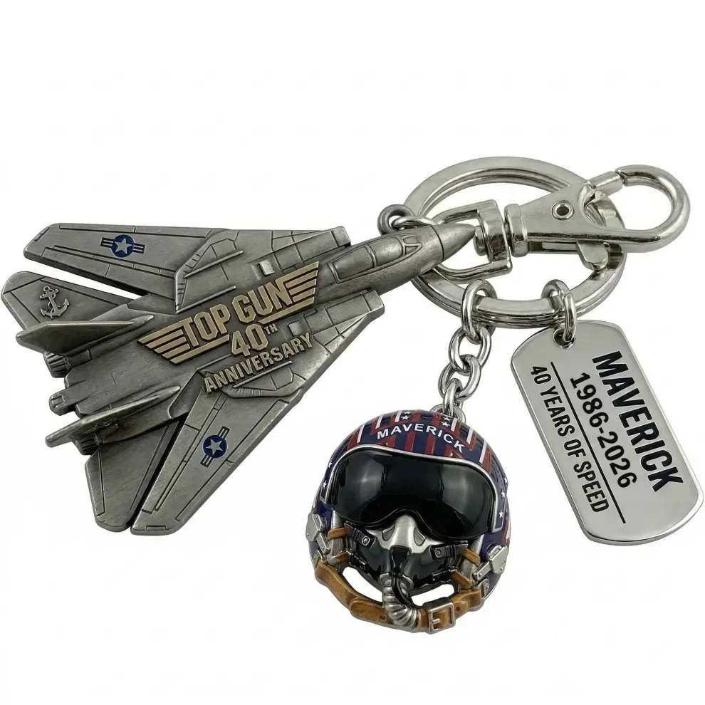 Top Gun 40th Anniversary Keychain