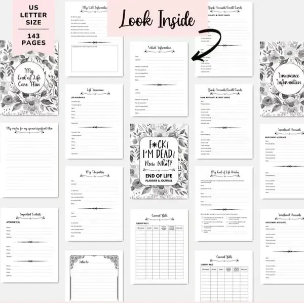FXXK I'M DEAD, END OF LIFE PLANNER🔥BUY 2 FREE SHIPPING