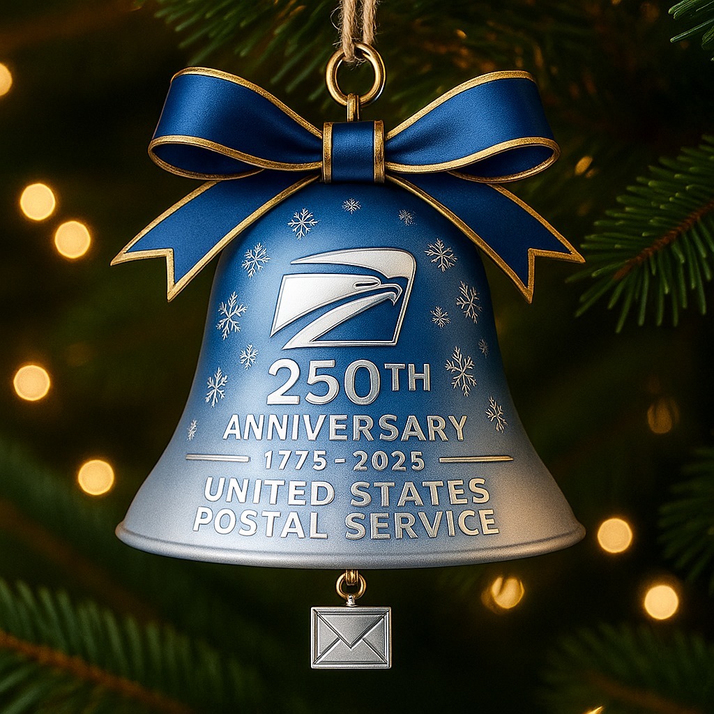 USPS 250th Anniversary Bell Ornament