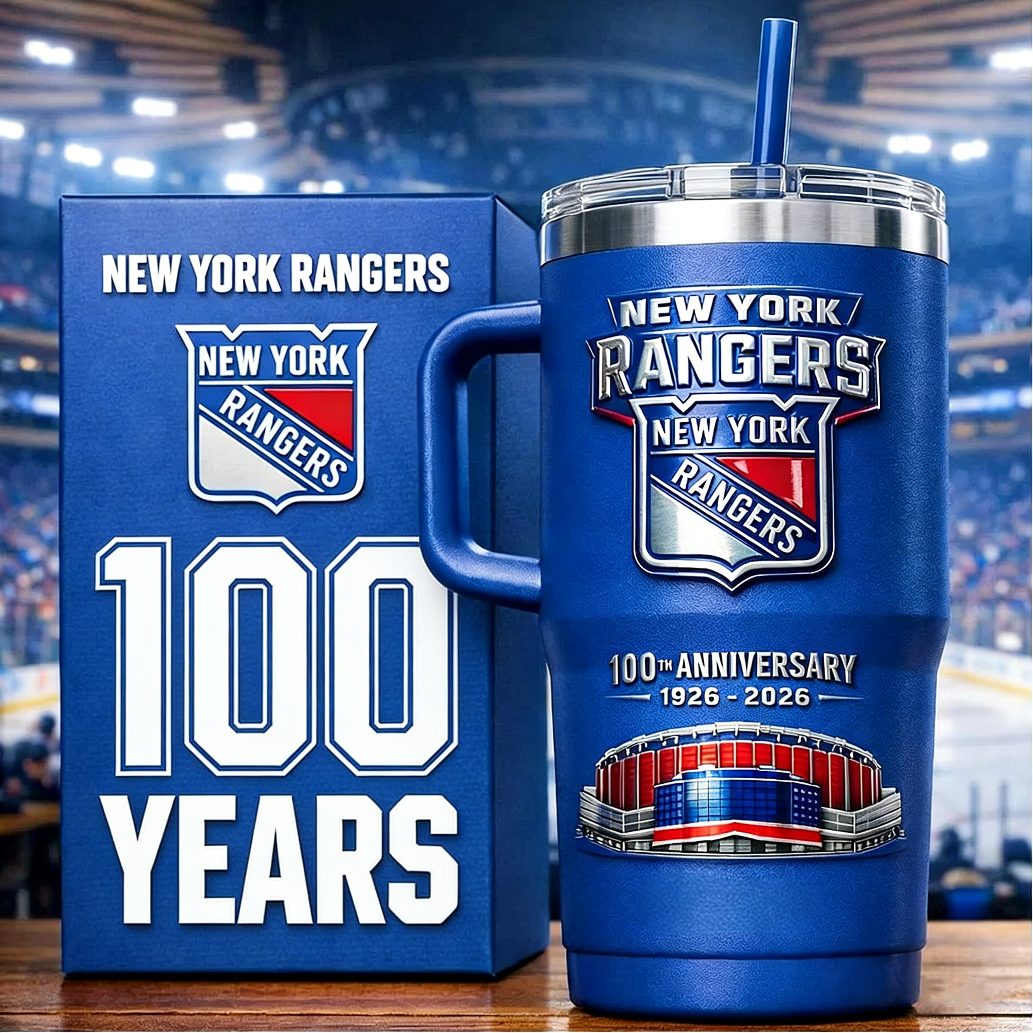 New York Rangers 100th Anniversary Tumbler