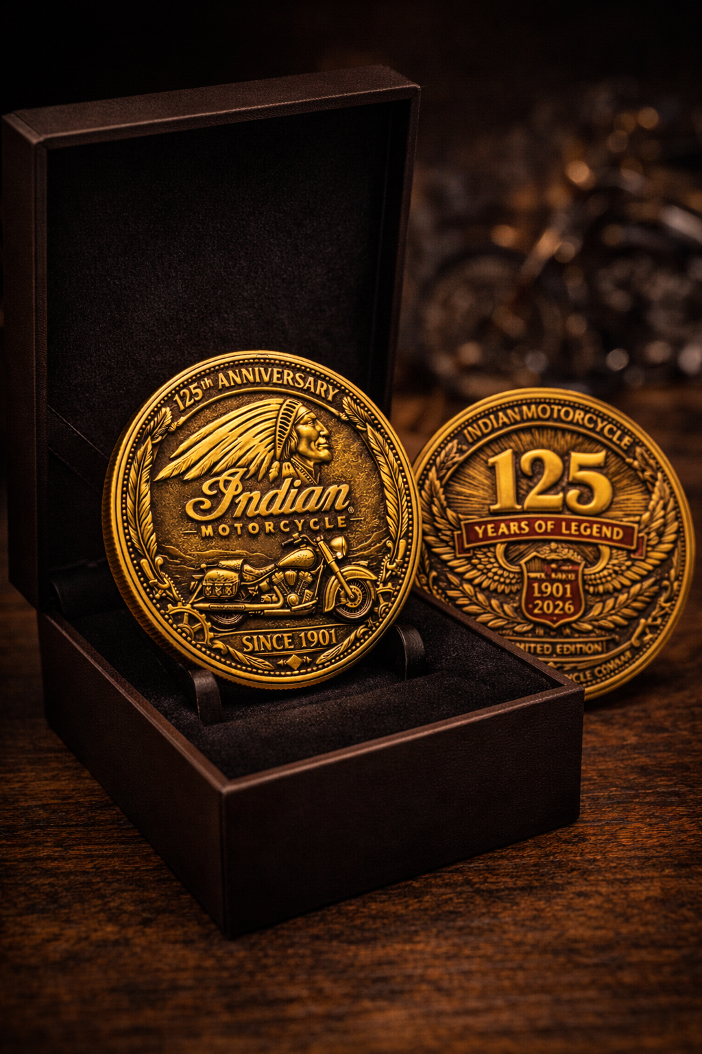 Indian Motorcycle 125th Anniversary Commemorative Coin