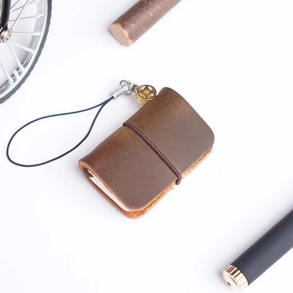 Mini Decorative Handwritten Leather Vintage Pocket Diary