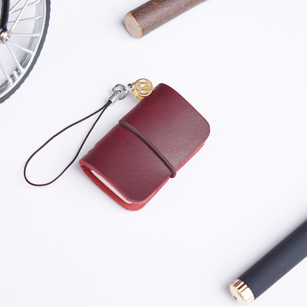 Mini Decorative Handwritten Leather Vintage Pocket Diary
