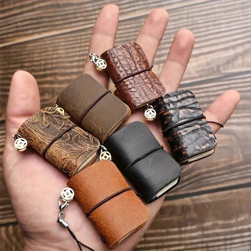 Mini Decorative Handwritten Leather Vintage Pocket Diary