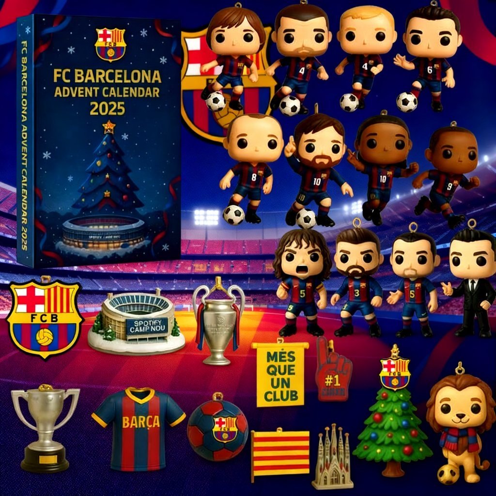 ⚽2025 FC Barcelona Advent Calendar